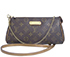 Monogram Eva Clutch on chain, front view